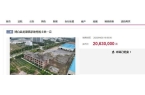 地91亩工厂拍卖被人底价2063万元竞得